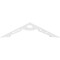 Ekena Millwork Pitch Cena Architectural Grade PVC Gable Pediment, 36"W x 9"H x 1"P (6/12) GPP036X009X100CEN - alternate 4